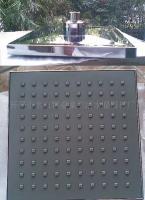 供應(yīng)混批零售塑料單功能方形8寸雨淋花灑頂噴頭 五金工具市場的實用之選